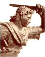 Bronze statue of Alexander